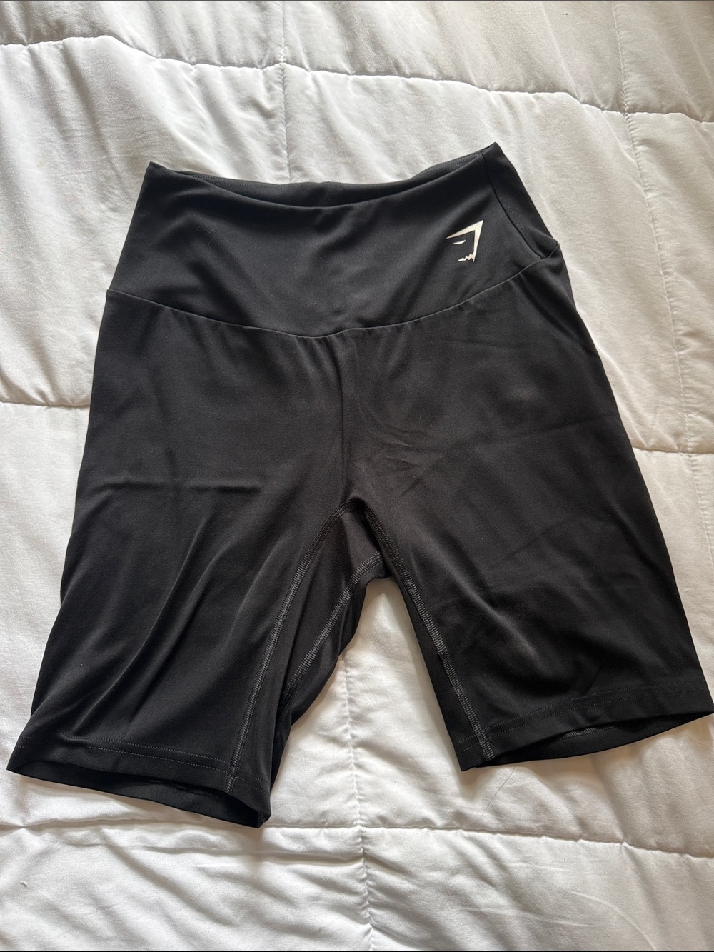 GYMSHARK High-Rise Black Women's Gym Shorts